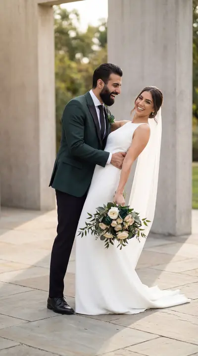 Grüner Tuxedo